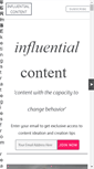 Mobile Screenshot of influentialcontent.com